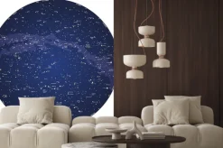 Naklejka: Mapa nieba nocą