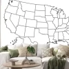 Naklejka: Mapa usa