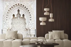 Naklejka: Marokańska architektura ścienna