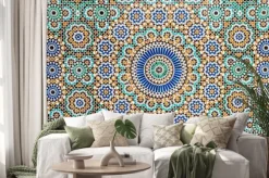 Naklejka: Marokańskie ornamenty w stylu vintage