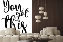 Naklejka: Masz to inspiracją cytuje liternictwo. kaligrafia projekt graficzny