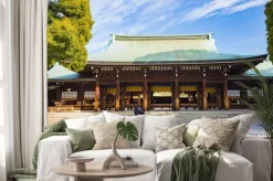 Naklejka: Meiji-jingu shrine in tokyo, japan