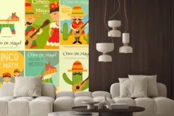 Naklejka: Meksykańska plakaty