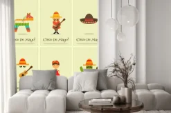 Naklejka: Meksykańska plakaty