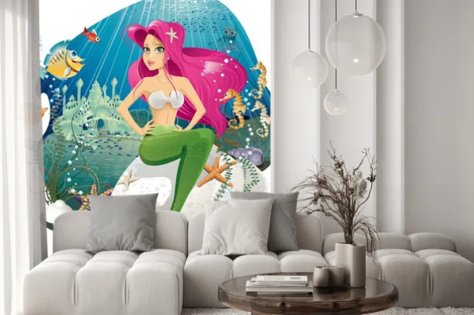 Naklejka: Mermaid świat