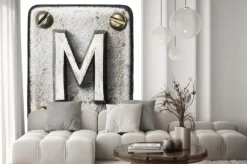 Naklejka: Metal letter