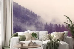 Naklejka: Mgła w lesie