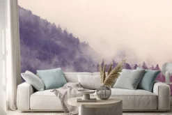 Naklejka: Mgła w lesie