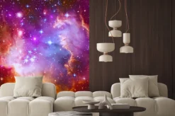 Naklejka: Mgławica płonąca gwiazda