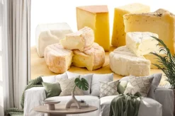 Naklejka: Międzynarodowe specjały serowe