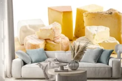 Naklejka: Międzynarodowe specjały serowe