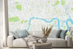 Naklejka: Miejskie mapie miasta londyn, anglia