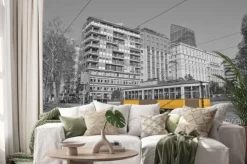 Naklejka: Milano e tramwaj w lombardia italia mediolan i szkolenia w mediolan