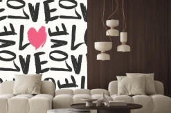 Naklejka: Miłość bez szwu deseniu