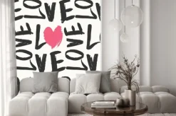 Naklejka: Miłość bez szwu deseniu