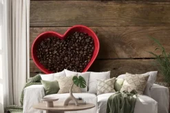 Naklejka: Miłość do kawy,