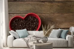 Naklejka: Miłość do kawy,