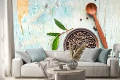 Naklejka: Miseczka z ziarnami czarnego pieprzu