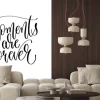 Naklejka: Moments are forever - hand lettering inscription text, motivation