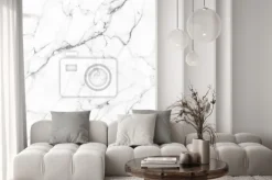 Naklejka: Monochromatyczny marmur w jasnych odcieniach