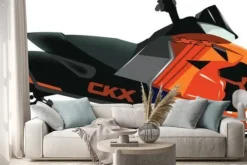 Naklejka: Moto slitta