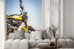 Naklejka: Motocykl na drodze