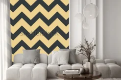 Naklejka: Motyw geometryczny. wzór chevron bez szwu ilustracji wektorowych