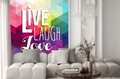 Naklejka: Motywacja cytat inspiracji kolor low poly