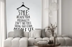 Naklejka: Motywacyjne cytat o modzie. wektor sztuki.