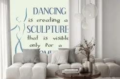 Naklejka: Motywacyjne cytat i ilustracji.