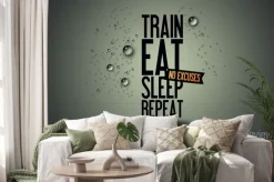 Naklejka: Motywacyjny napis do siłowni