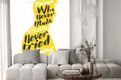 Naklejka: Motywacyjny plakatu. wektor typograhic koncepcja druku, przykrywać,