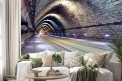 Naklejka: Murowany tunel metra w chinach