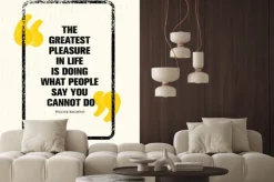 Naklejka: Największą przyjemnością w życiu jest robienie tego, co ludzie