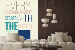 Naklejka: Napis drukowanymi literami