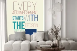 Naklejka: Napis drukowanymi literami