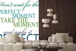 Naklejka: Napis motywacyjny w niebieskich i zielonych barwach