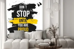 Naklejka: Napis pełen motywacji