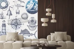 Naklejka: Nautical hand drawn vector set