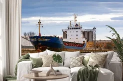 Naklejka: Nawa nel canale candiano, ravenna