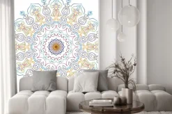 Naklejka: New mandala design vector fike.