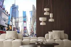 Naklejka: New york - 29 grudnia: prędkość cab poprzez landmark times square