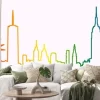Naklejka: New york city gay-friendly skyline profile
