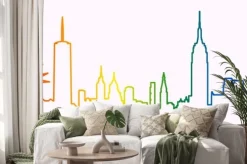 Naklejka: New york city gay-friendly skyline profile