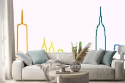 Naklejka: New york city gay-friendly skyline profile