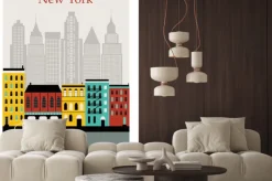 Naklejka: New york city. vector