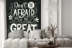 Naklejka: Nie bój się świetnie. zacytować.