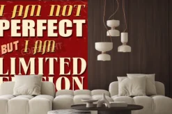 Naklejka: Nie jestem idealna ale jestem limitowana edycja, vintage grunge