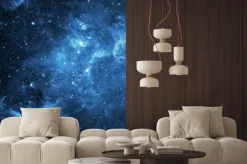 Naklejka: Niebieska mgławica i kosmiczny pył