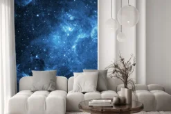 Naklejka: Niebieska mgławica i kosmiczny pył